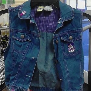 Mickey & Co girls jean vest